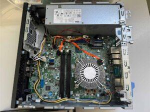Foto van de binnenkant van een computer