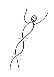 Illustratief element- KIWmannetje wendbaar zijn